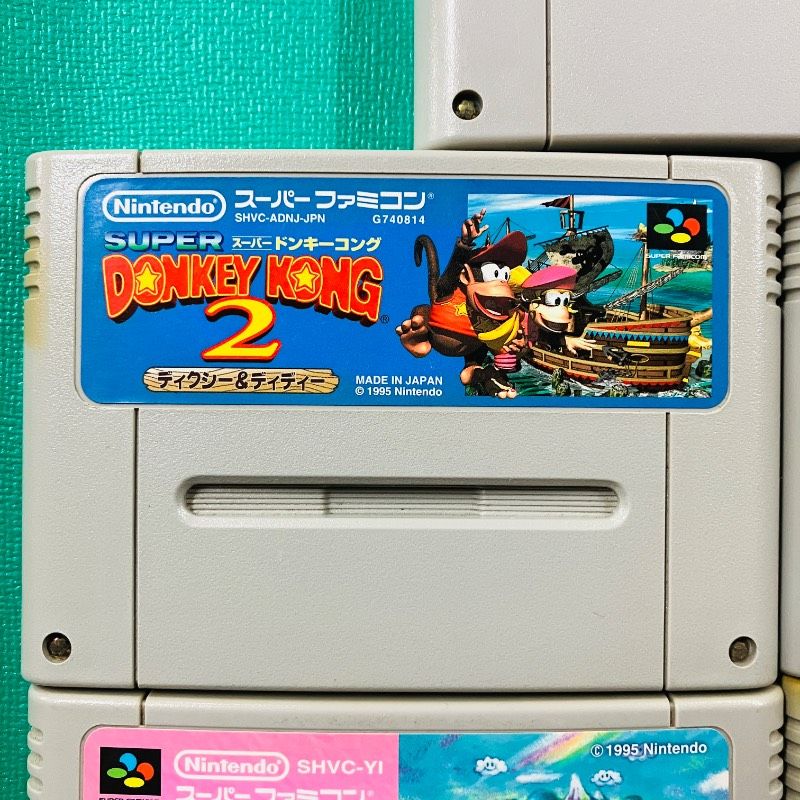 スーパーファミコン本体　カセット付き　ドンキーコング　他 カセットのみ】【5点セット】スーパーファミコン ドンキーコング