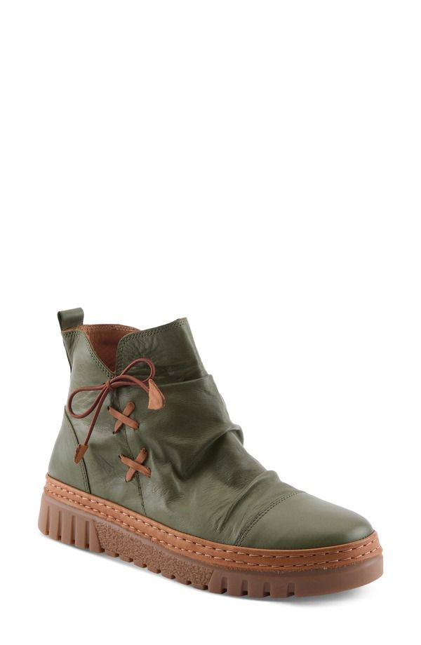 スプリングステップ レディース シューズ ブーツ・レインブーツ Spring Step Vandis Bootie Olive Green グリーン