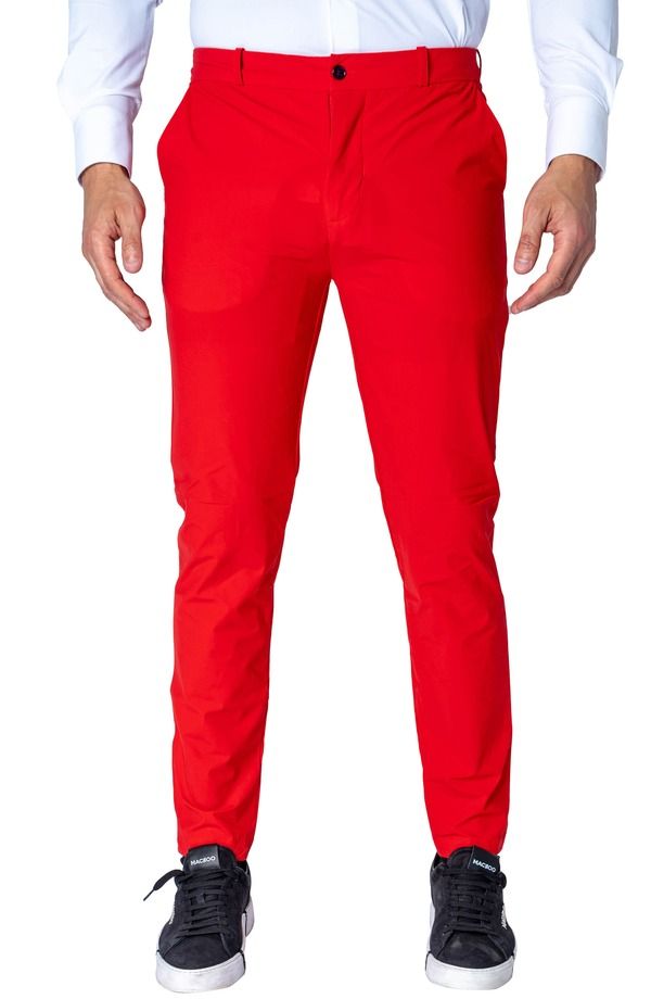 マセオ メンズ ボトムス カジュアルパンツ スリムフィット Maceoo Slim Fit Pants Red レッド 32,370円