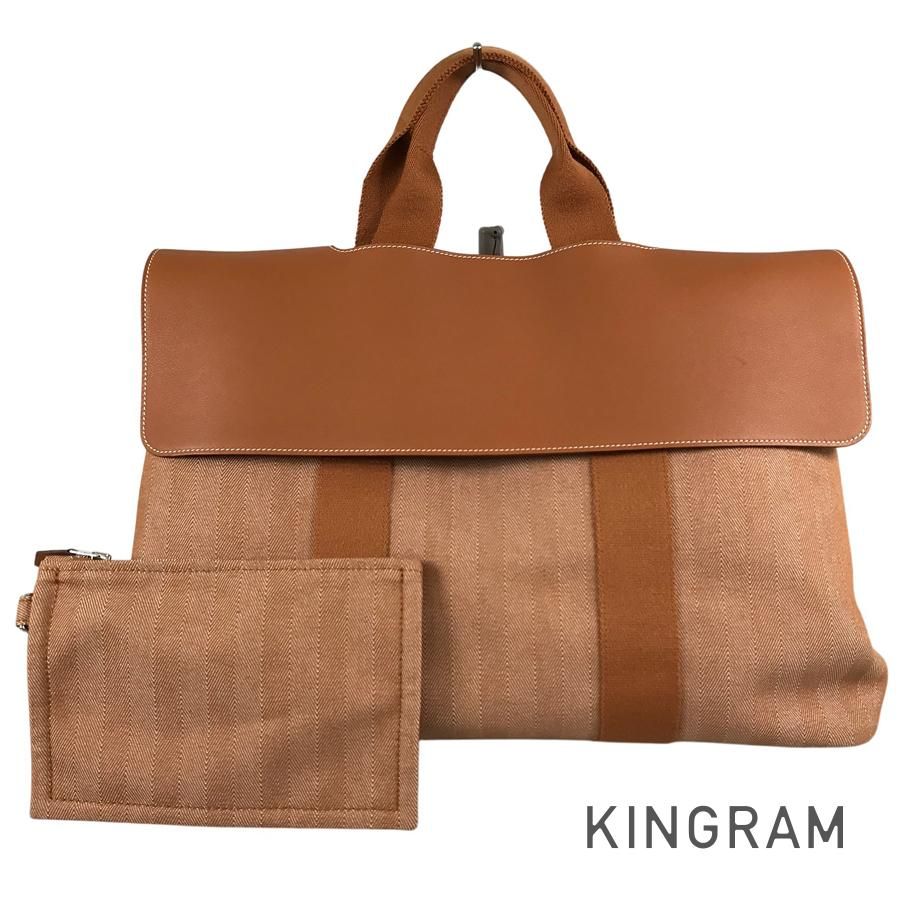 エルメス HERMES ヴァルパライソ MM トワルシェブロン トートバッグ sh