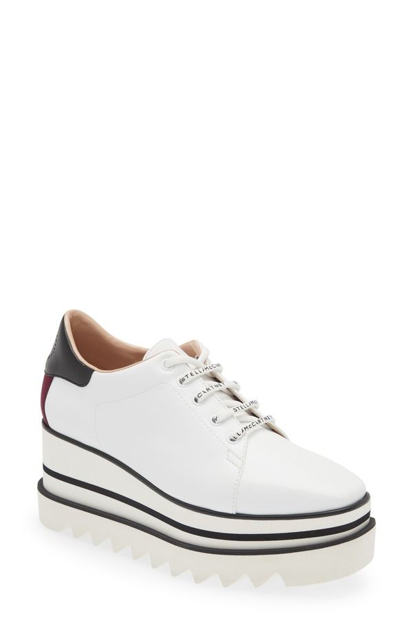 ステラマッカートニー レディース シューズ スニーカー プラットフォーム Stella McCartney SneakElyse Platform Sneaker White Black Plum ホ 123,400円