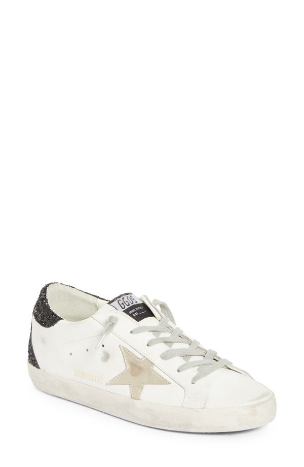 ゴールデングース レディース シューズ スニーカー Golden Goose SuperStar Low Top Sneaker White Gold Black ホワイト