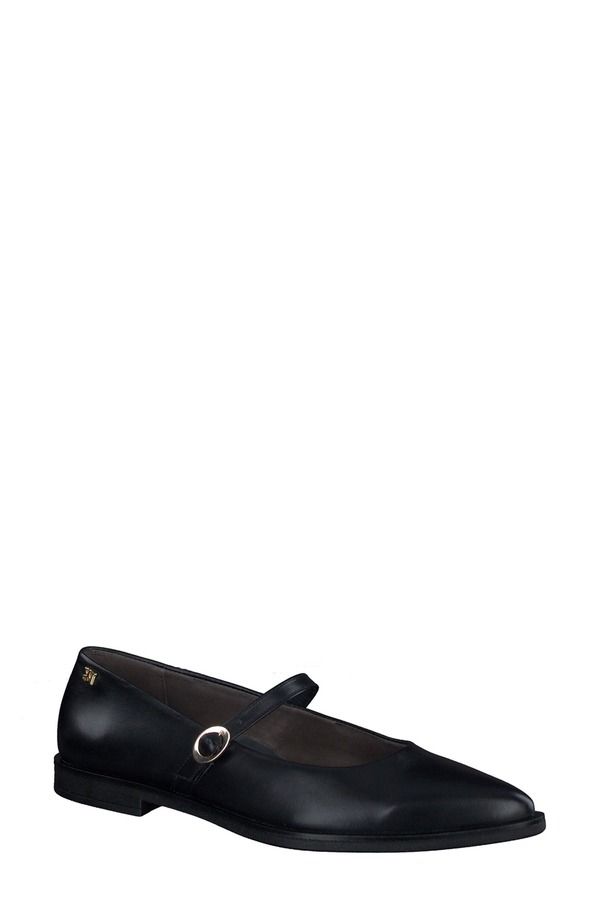 ポール・グリーン レディース シューズ パンプス Paul Green Carla Mary Jane Flat Black Softnappa ブラック