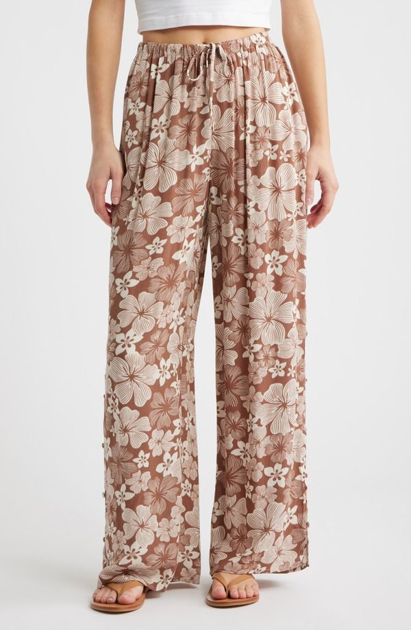 リップカール レディース ボトムス レギンス パンツ Rip Curl Aloha State Tie Waist Beach Pants Brown ブラウン 14,896円