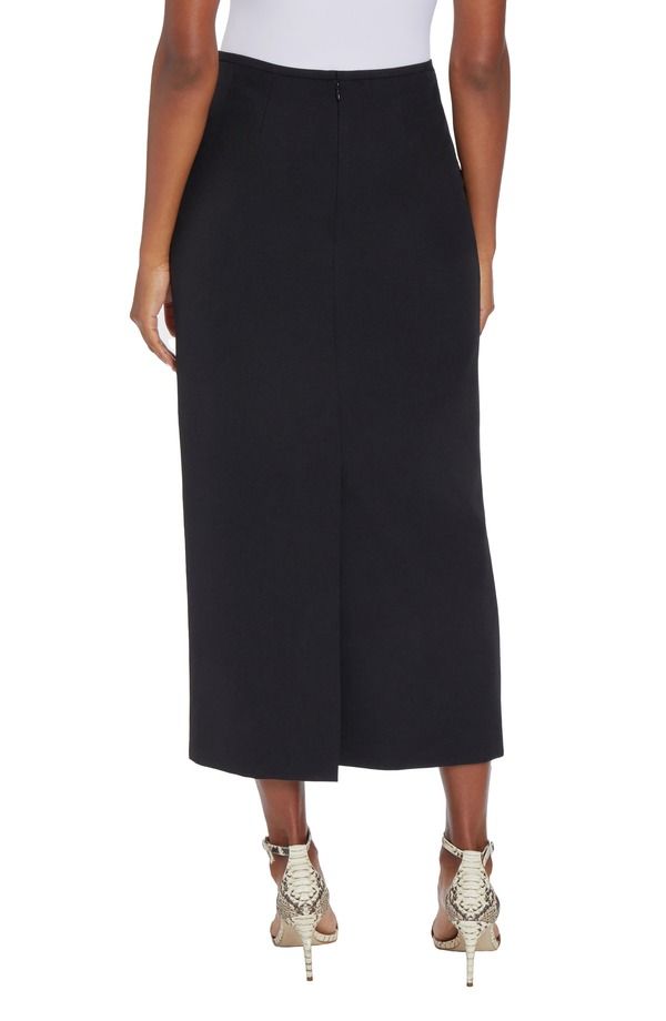 カスパール レディース ボトムスカート ミディ KASPER Stretch Midi Skirt Black ブラック