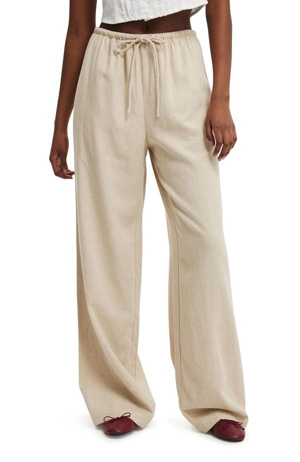 コットンオン レディース ボトムス レギンス ワイドレッグ Cotton Womens Haven Wide Leg Pant Natural