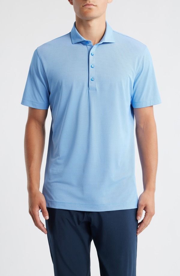 ジョニー オー メンズ トップス ポロシャツ johnnieO Clegg Solid Piqu Performance Golf Polo Palisades Blue ブルー 26,492円