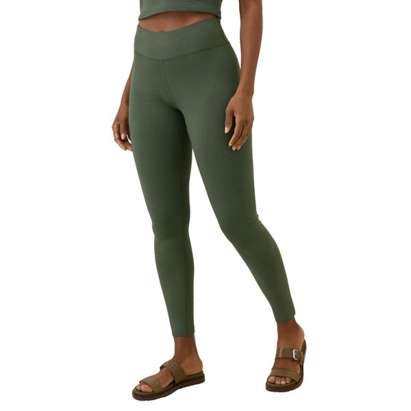 パクト レディース ボトムス カジュアルパンツ コットン Pact Women s Organicotton GoTo Legging Pine Green グリーン