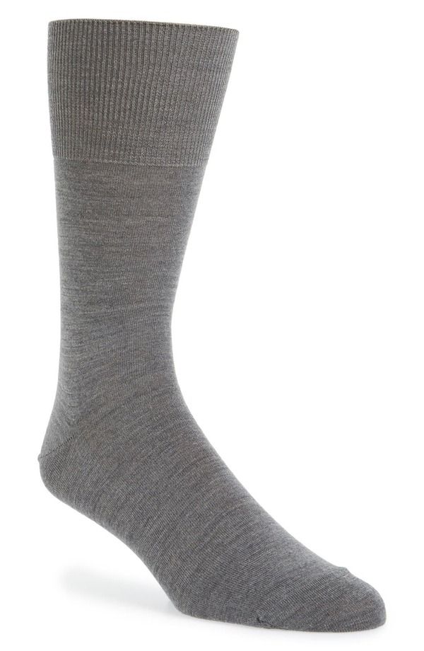 ファルケ メンズ アンダーウェア 靴下 ウール Falke Airport Wool Blend Socks Dark Grey グレー