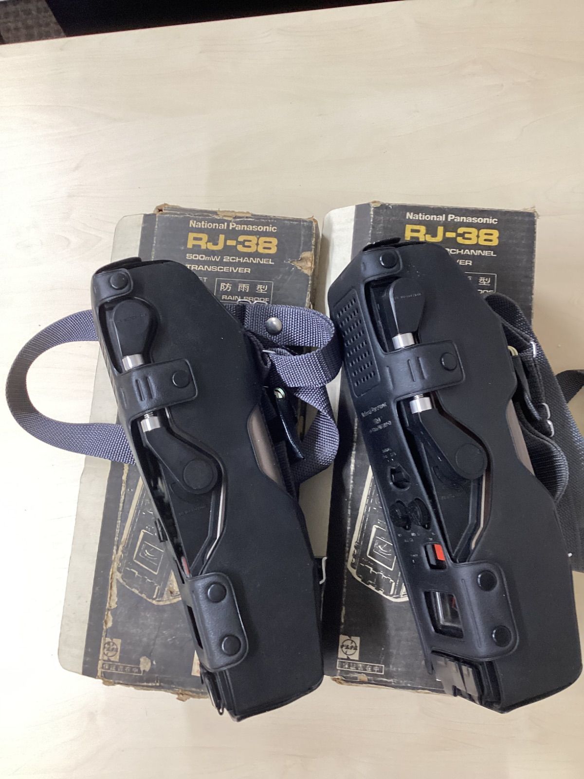 National Panasonic トランシーバー②（動作確認なし） RJ-38 2個
