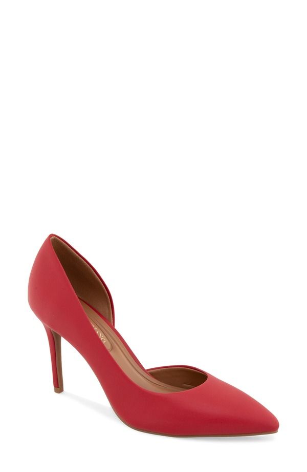 クリスチャン シリアノ レディース シューズ ヒール Christian Siriano New York Biro Half dOrsay Pump Lipstick