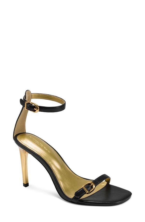 ダナ キャラン ニューヨーク レディース シューズ ヒール サンダル アンクル Donna Karanew York Pryce Ankle Strap Sandal Black ブラック