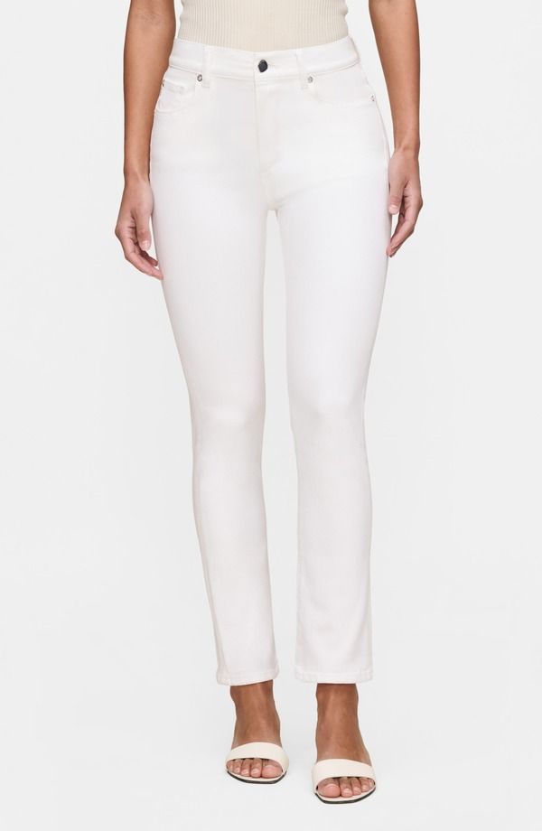 ディーエル 1961 レディース ボトムス デニムパンツ ジーンズ DL1961 Mara Straight Instasculpt Mid Rise Jeans White ホワイト