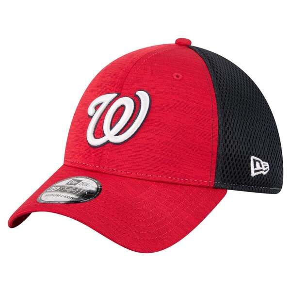 ニューエラ メンズ アクセサリー 帽子 Mens New Era RedBlack Washingtonationals Neo 39THIRTY Flex Hat Red レッド