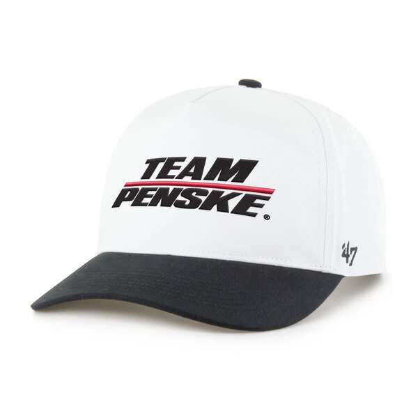 フォーティーセブン メンズ アクセサリー 帽子 Mens 47 WhiteBlack Team Penske NASCAR TwoTone Team Adjustable Hitchat White