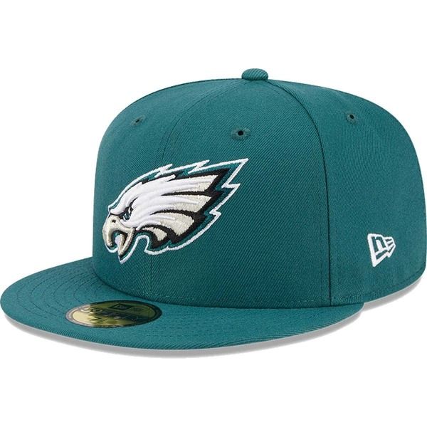 ニューエラ メンズ アクセサリー 帽子 Mens New Era Midnight Green Philadelphia Eagles Omaha 59FIFTY Fitted Hat Green グ 12,145円