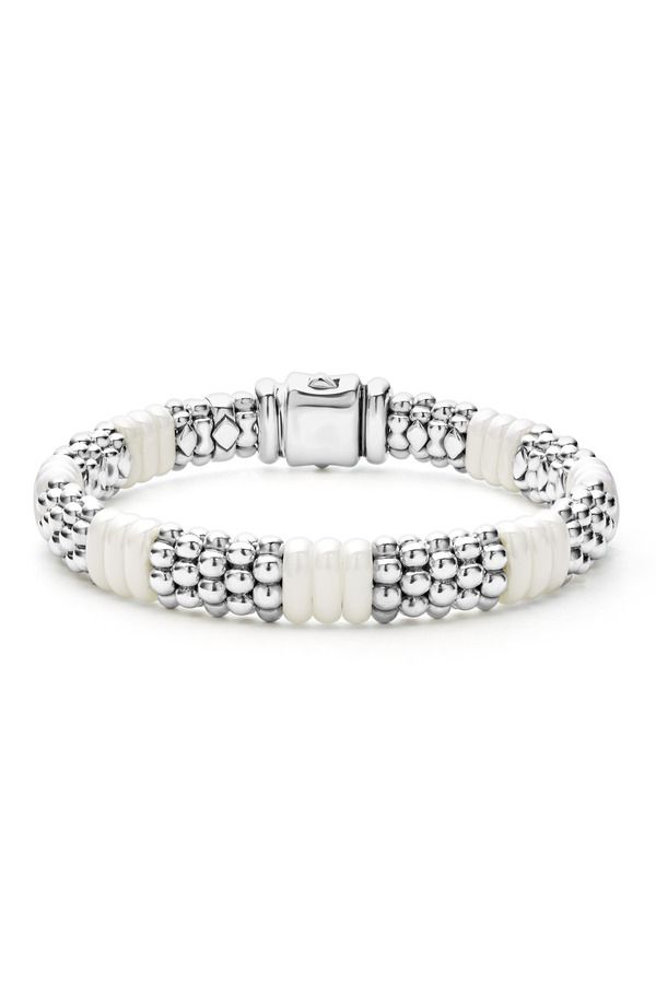 ラゴス レディース アクセサリー ブレスレット・バングル・アンクレット LAGOS White Caviar Station Rope Bracelet White ホワイト