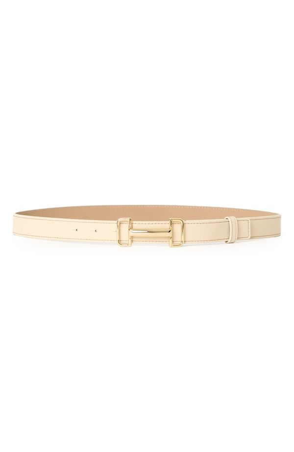 ビーロウザベルト レディース アクセサリー レザー BLow the Belt Louie Leather Belt Latte Gold ゴールド