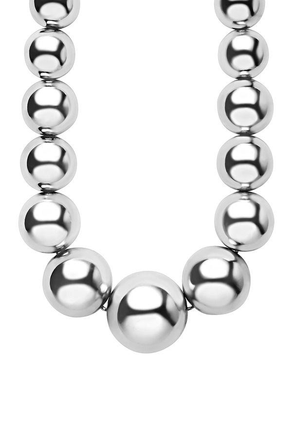 ラゴス レディース アクセサリー ネックレス・チョーカー レース LAGOS Caviar Bubbly Graduated Bead Long Necklace Sterling Silver シル 205,400円