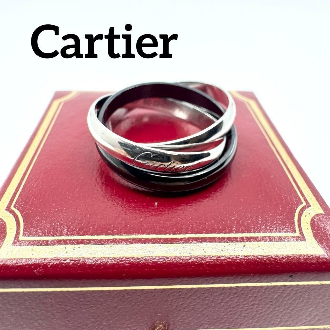 Cartier カルティエ トリニティリング K18ホワイトゴールド 60 - メルカリ