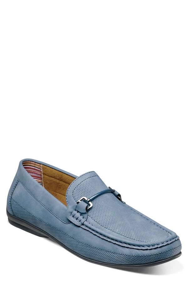 ステイシーアダムス メンズ シューズ ローファー Stacy Adams Colton Bit Loafer Navy ネイビー