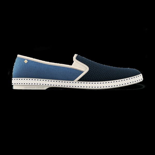 リビエラ レディース シューズ パンプス メッシュ コットン Rivieras Classic Match Cotton Cavas Mesh Light Blue Navy ネイビー
