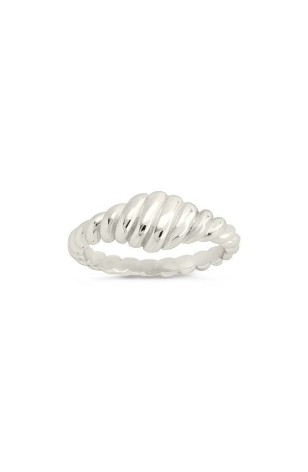 スターリングフォーエバー レディース アクセサリー 指輪 リブ Sterling Forever Paula Ribbed Ring Silver シルバー