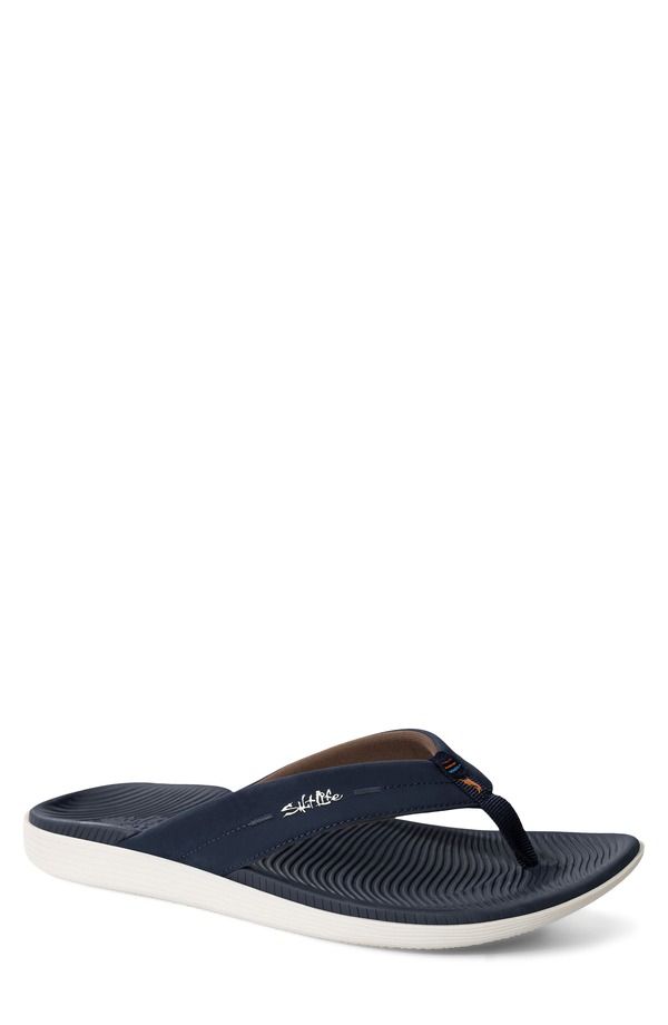 ソルトライフ メンズ シューズ サンダル Salt Life The Drift Flip Flop Navy ネイビー