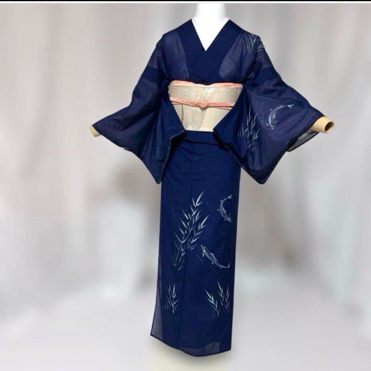 未着用 夏着物 訪問着 フルセット 絽 東レ 洗える 夏帯 夏帯締め 夏