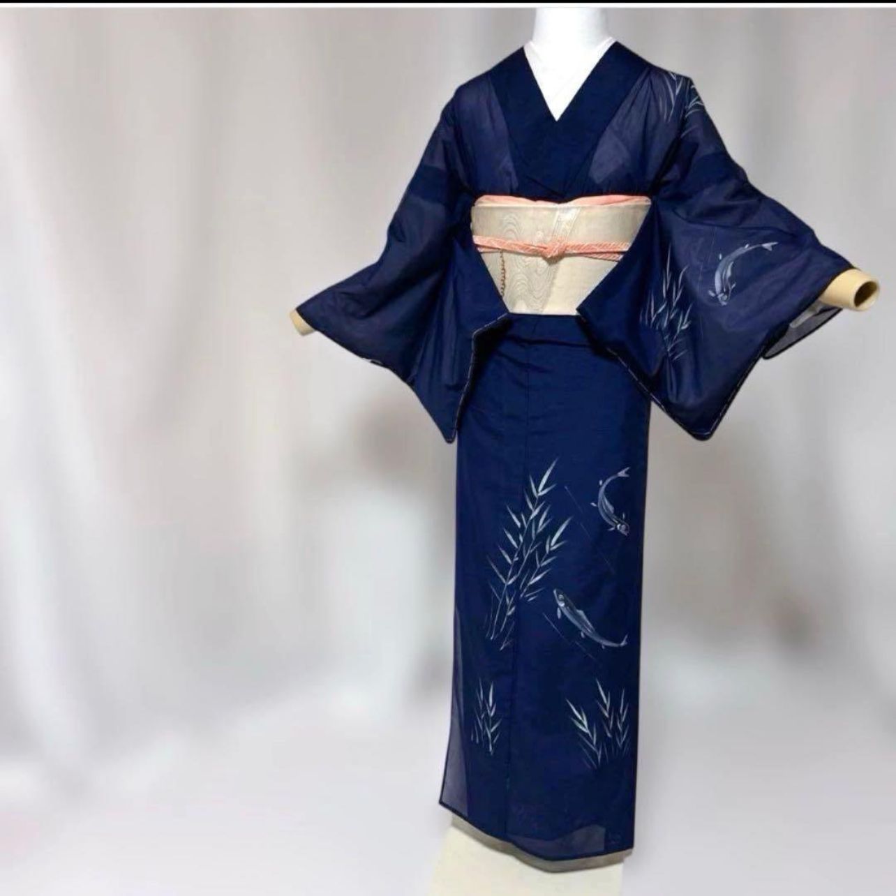 未着用 夏着物 訪問着 フルセット 絽 東レ 洗える 夏帯 夏帯締め 夏