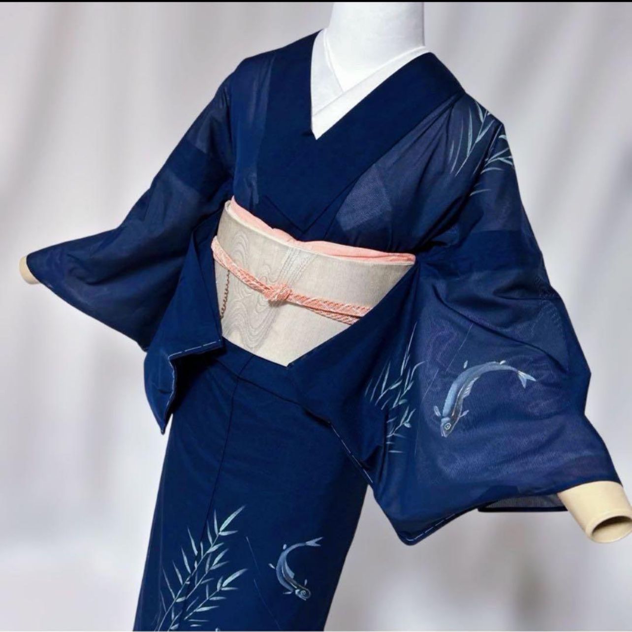 未着用 夏着物 訪問着 フルセット 絽 東レ 洗える 夏帯 夏帯締め 夏 