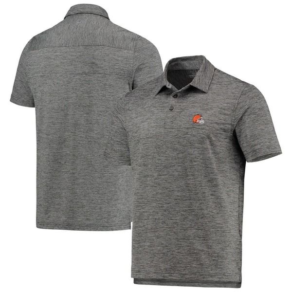 ヴァインヤードヴァインズ メンズ トップス ポロシャツ Mens Vineyard Vines Charcoal Cleveland Browns Destin Stripe Sankaty Polo 25,776円