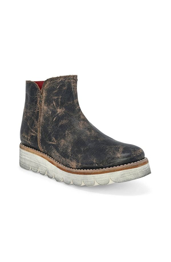 ベッドステュ レディース シューズ ブーツ・レインブーツ プラットフォーム Bed Stu Lydyi Platform Bootie Black Lux ブラック