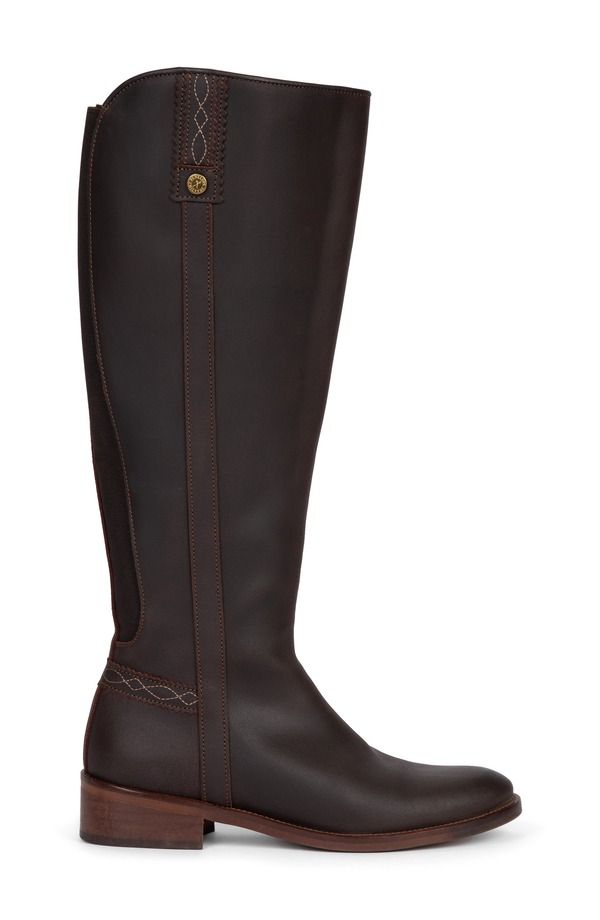 ペネロペシルバーズ レディース シューズ ブーツ・レインブーツ Penelope Chilvers Rein Riding Boot Dark Oak
