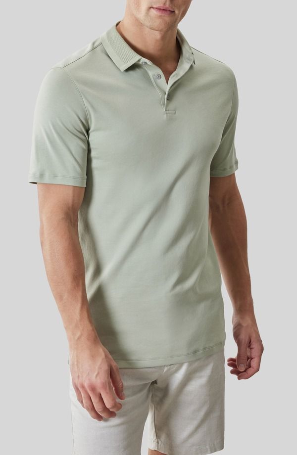ロバートバラケット メンズ トップス ポロシャツ コットン Robert Barakett Georgia Pima Cotton Polo Desert Green グリーン