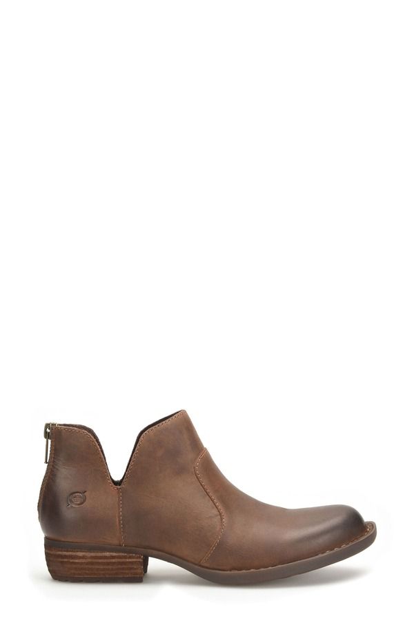 バーン レディース シューズ ブーツ・レインブーツ Brn Kerri Bootie Brown Leather ブラウン