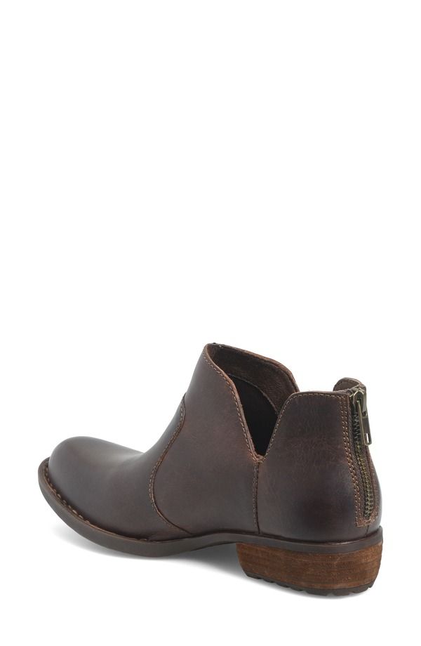 バーン レディース シューズ ブーツ・レインブーツ Brn Kerri Bootie Brown Leather ブラウン