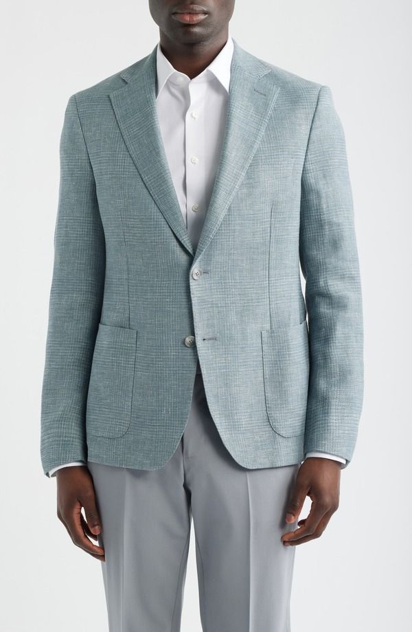 ヴィンス メンズ アウター ジャケット・ブルゾン リラックスフィット ウール シルク コート リネン Vince Relaxed Fit Icon Stretch Linen Wool Silk Sp
