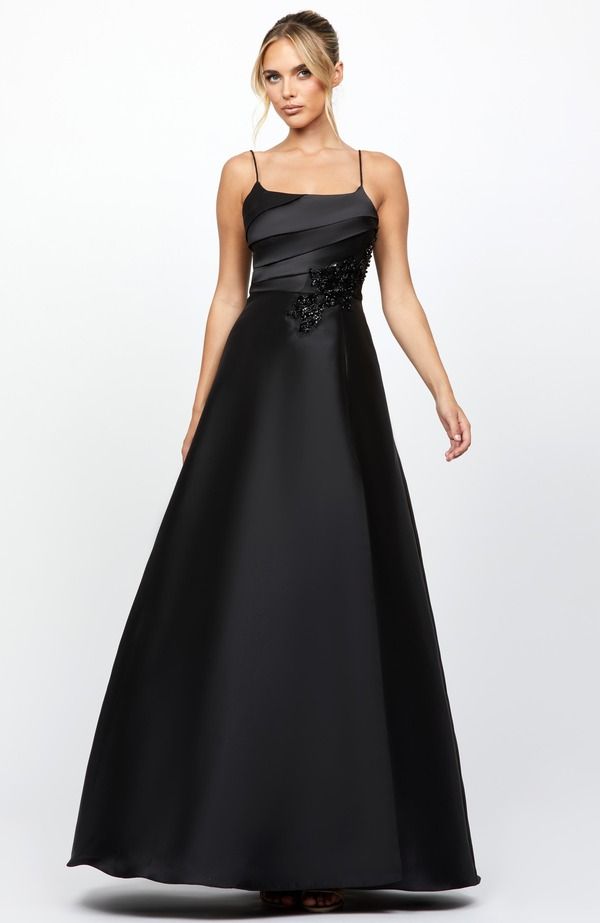 バリアーノ レディース トップス ワンピース A ライン Bariano Florence ALine Gown Black ブラック