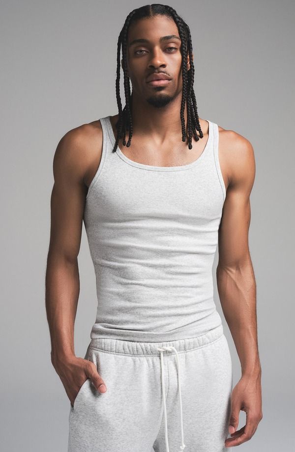 スキムズ メンズ トップス Tシャツ コットン SKIMS 3Pack Rib Stretch Cotton Tanks Ecru Multi エクリュ
