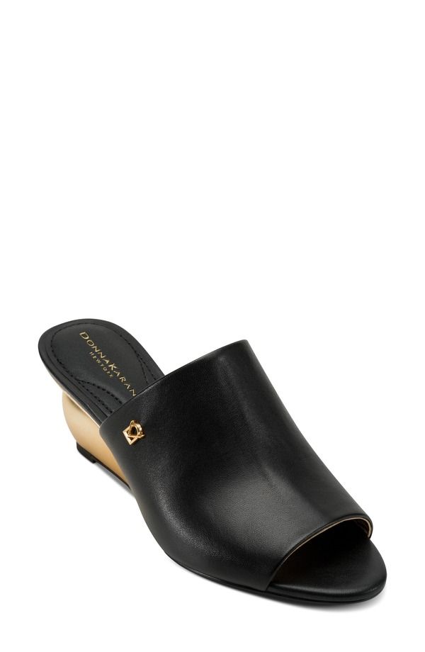 ダナ キャラン ニューヨーク レディース シューズ ヒール サンダル Donna Karanew York Donna Wedge Slide Sandal Black ブラック 38,220円