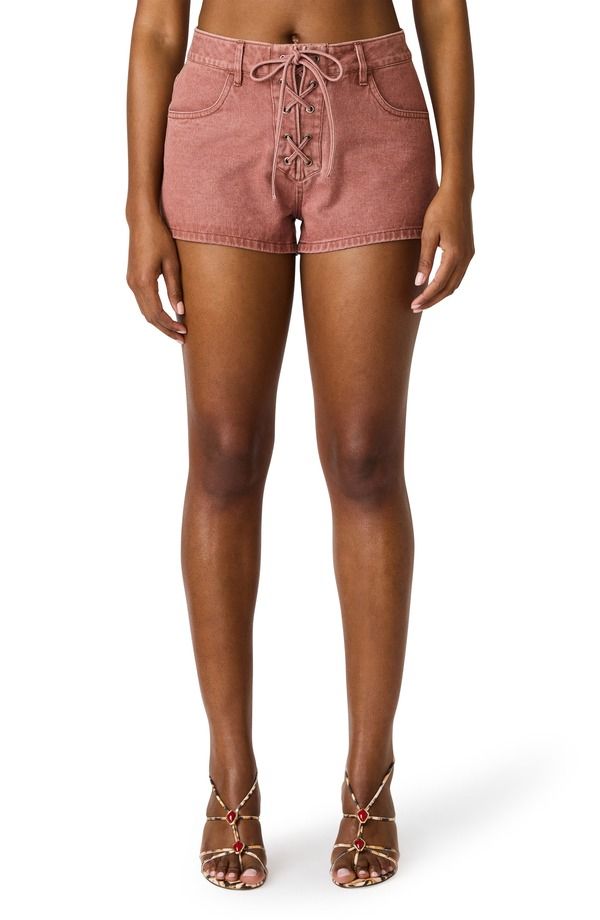 スティーブ マデン レディース ボトムス デニムパンツ ショートパンツ Steve Madden Callisto Denim Shorts Rust ラスト