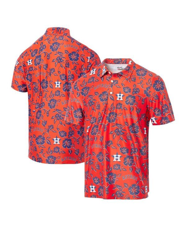レインスプーナー メンズ トップス ポロシャツ Reyn Spooner Mens Orange Houston Astros Pua Performance Polo Shirt Orange オレ