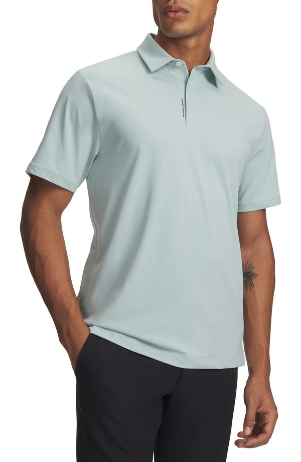 アンダーアーマー メンズ トップス ポロシャツ Under Armour UArmourDry Solid Performance Golf Polo Enamel Blue ブルー