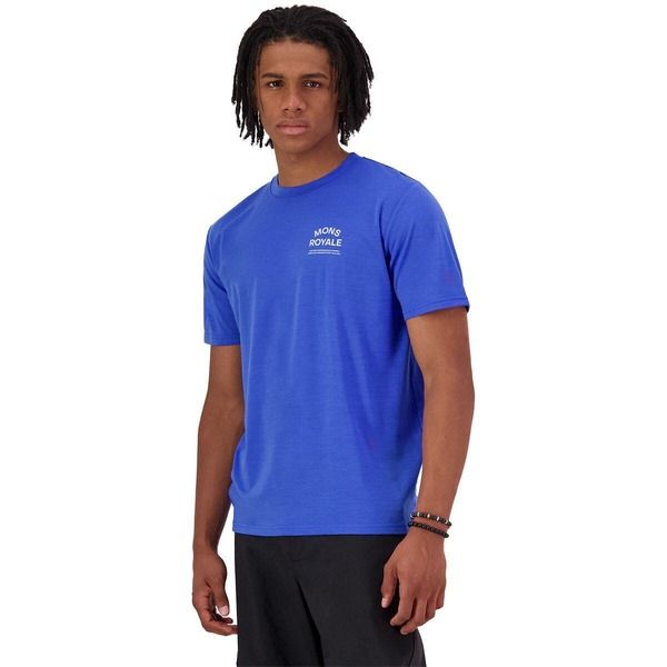 モンスロイヤル メンズ トップス Tシャツ Mons Royale Icon Merino TShirt Mens Ultramarine 22,185円