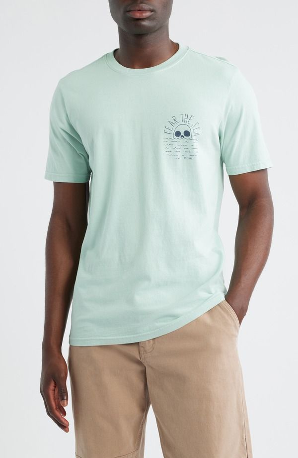ローアク メンズ トップス Tシャツ グラフィック Roark Fear the Sea Graphic TShirt Harbor