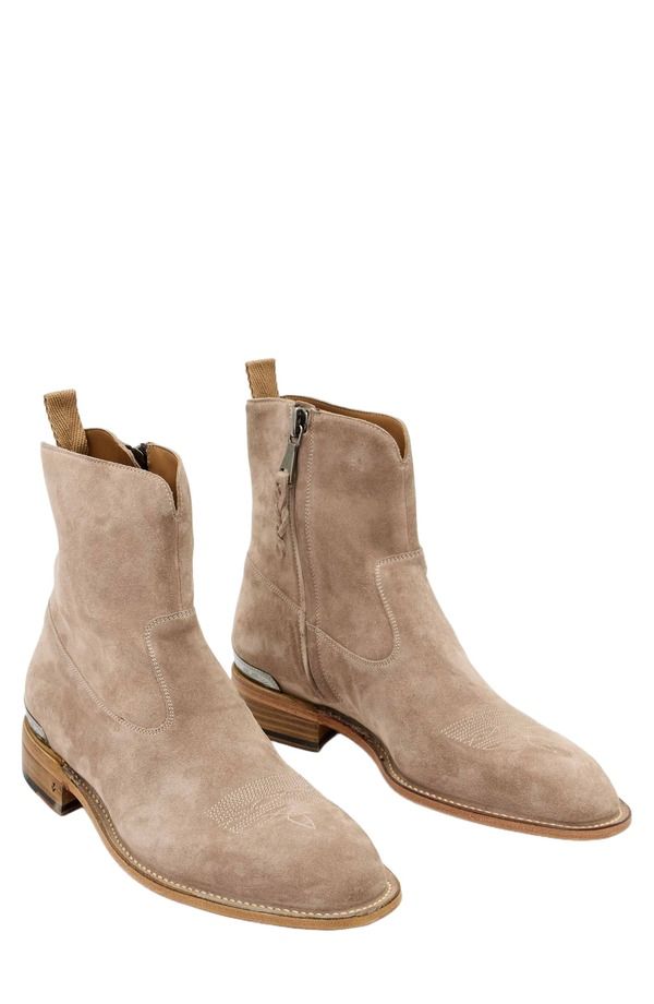 ジョンバルベイトス メンズ シューズ ブーツ・レインブーツ John Varvatos Regent Western Boot Grey Sky グレー