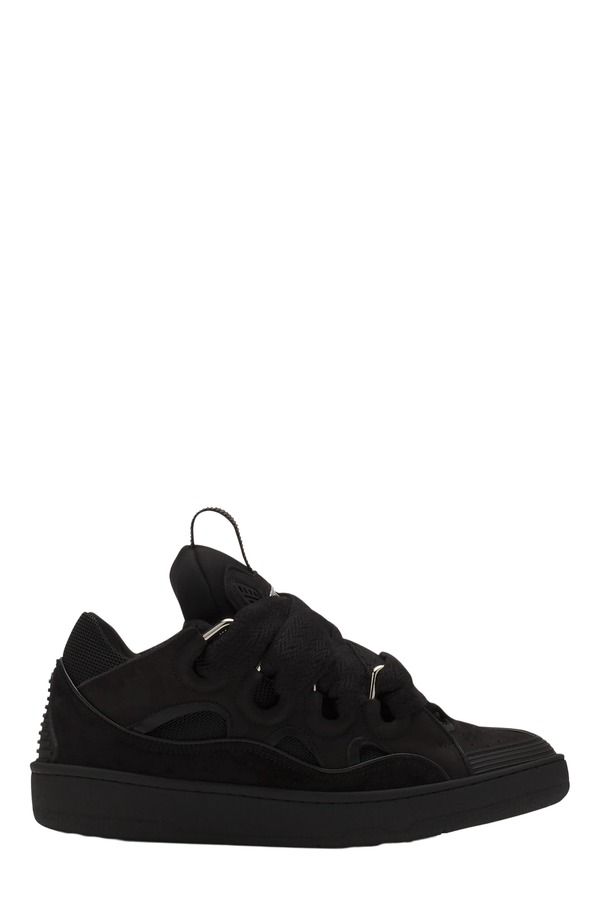 ランバン レディース シューズ スニーカー レザー Lanvin Curb Leather Sneakers BlackBlack ブラック