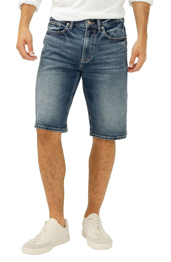 シルバー ジーンズ メンズ ボトムス ハーフパンツ・ショーツ リラックスフィット ショートパンツ デニム Silver Jeans Co Gordie Relaxed Fit Denim Shorts
