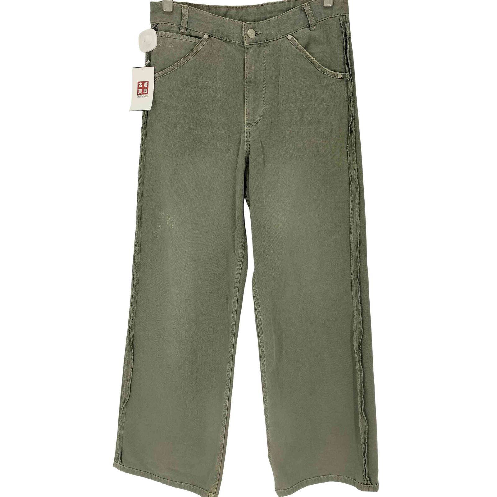 ザラ ZARA インサイド アウト ジップフライ ワークパンツ メンズ FR36
